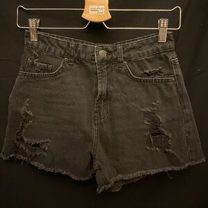 Wild fable black jean shorts